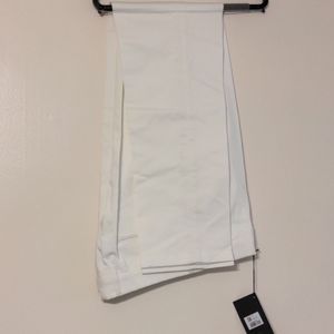 Dunhill white cotton stretch chinos mens 48L